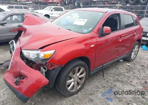 2015 Mitsubishi Outlander Sport Es from USA, damaged, VIN 4A4AP3AU3FE022825